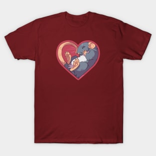 Heart Rat: Self Blue T-Shirt